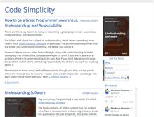 Tablet Screenshot of codesimplicity.com